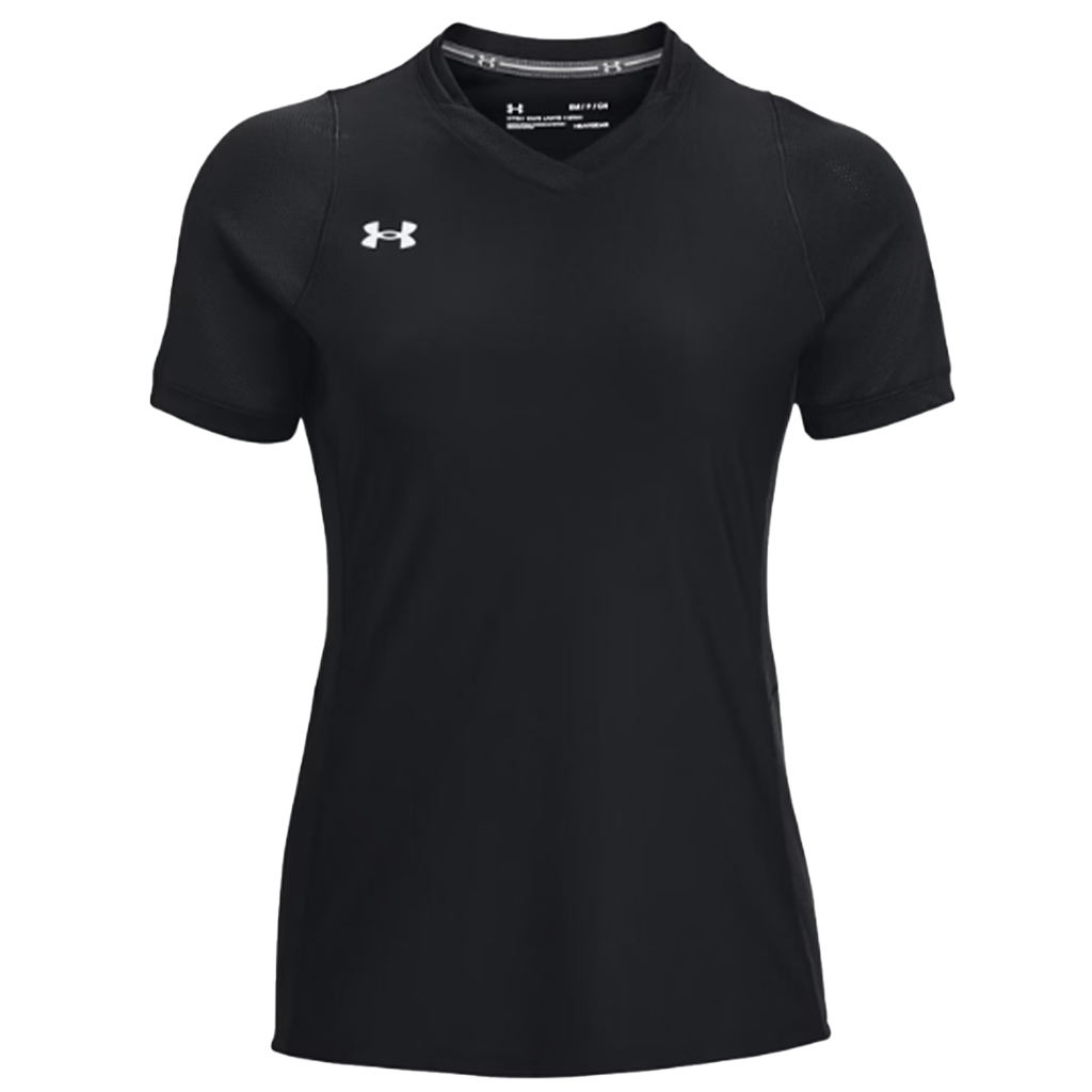 Under Armour Women's Black Powerhouse 2.0 Volleyball Short Sleeve Jersey