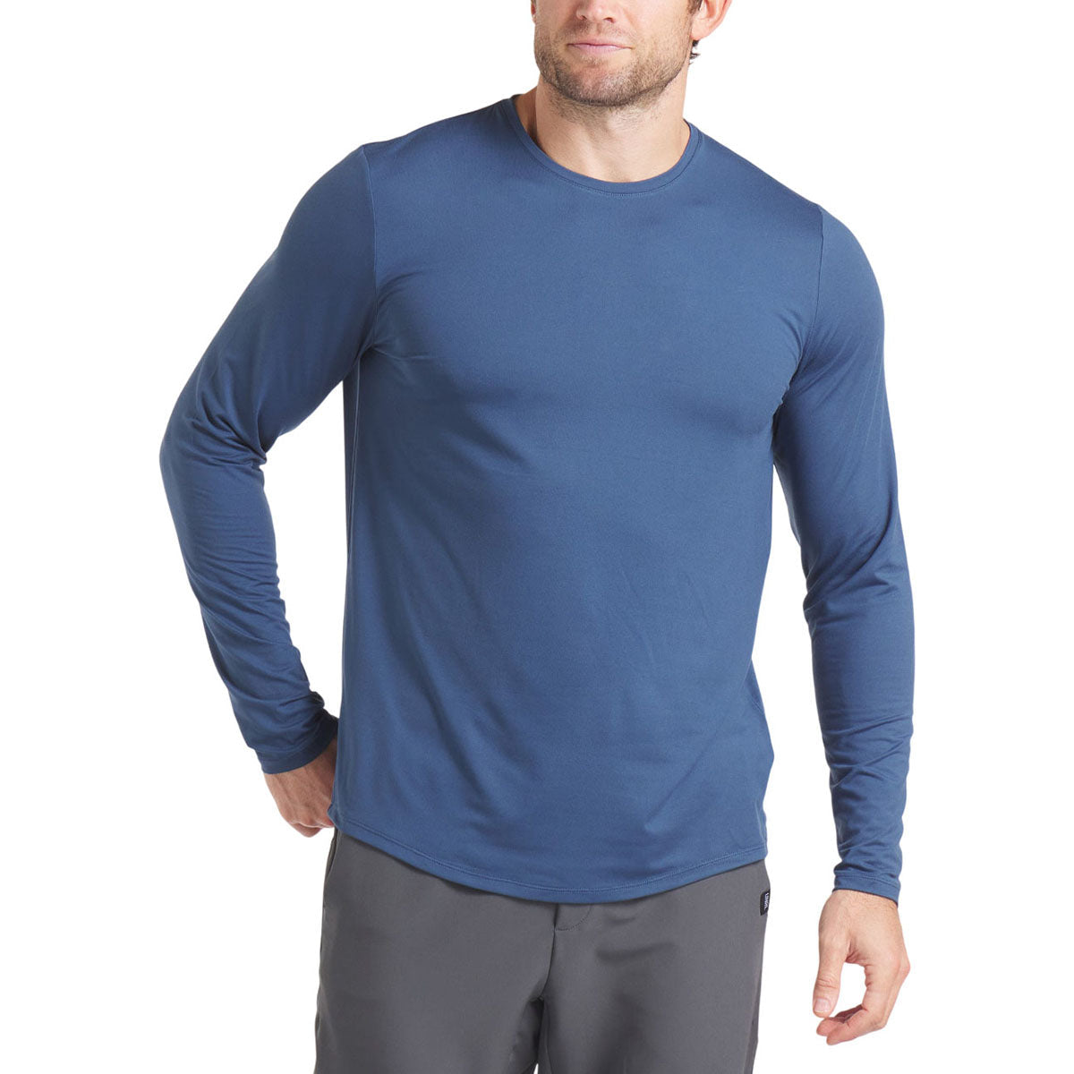 UNRL Men's Cavern Blue Ultra Long Sleeve