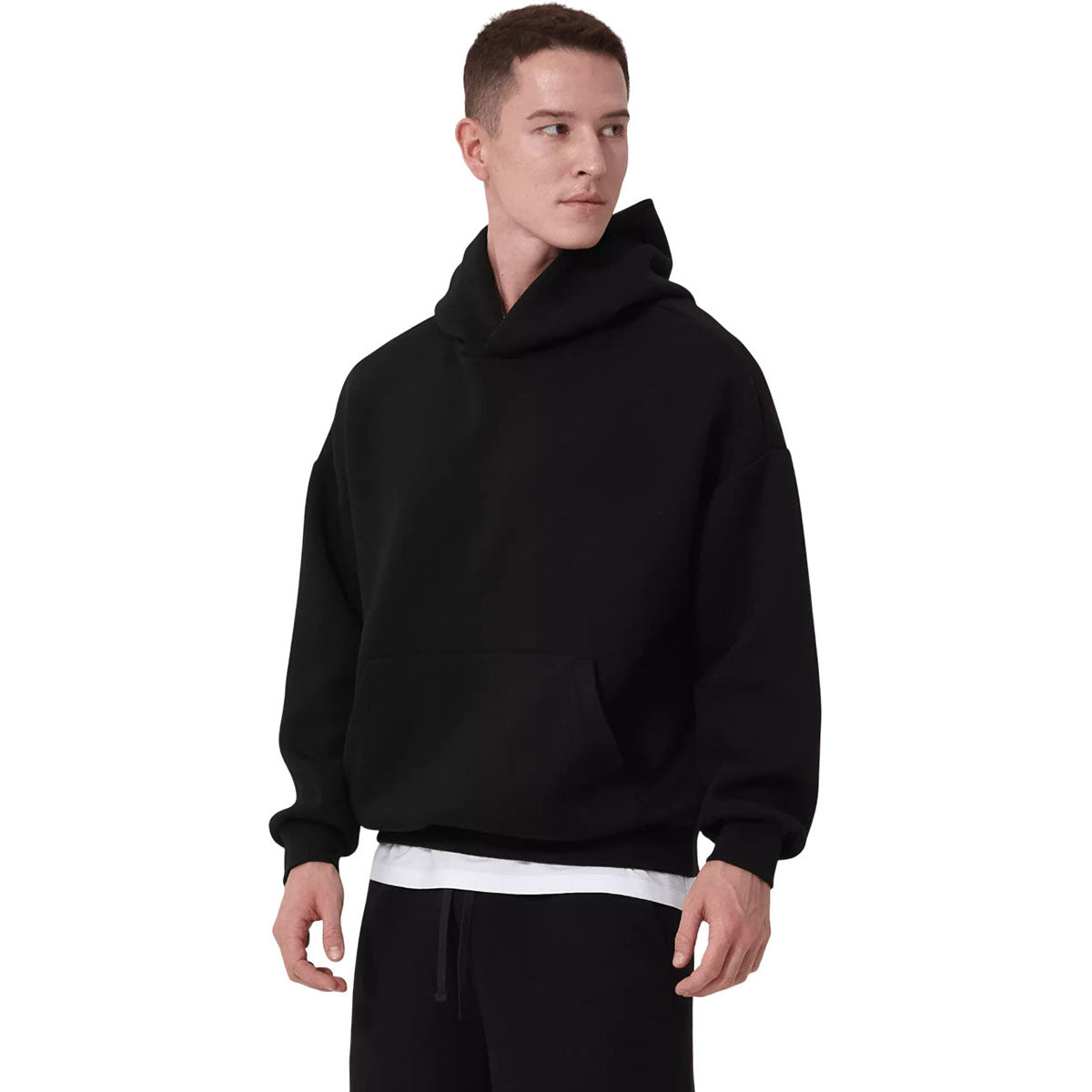 Levelwear Unisex Black Luxe Signature Hoodie