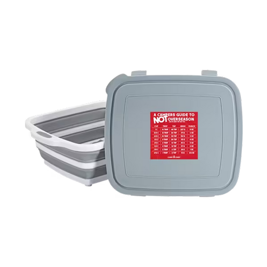 Snugz Gray Grub Box Collapsible Food Prep Tub