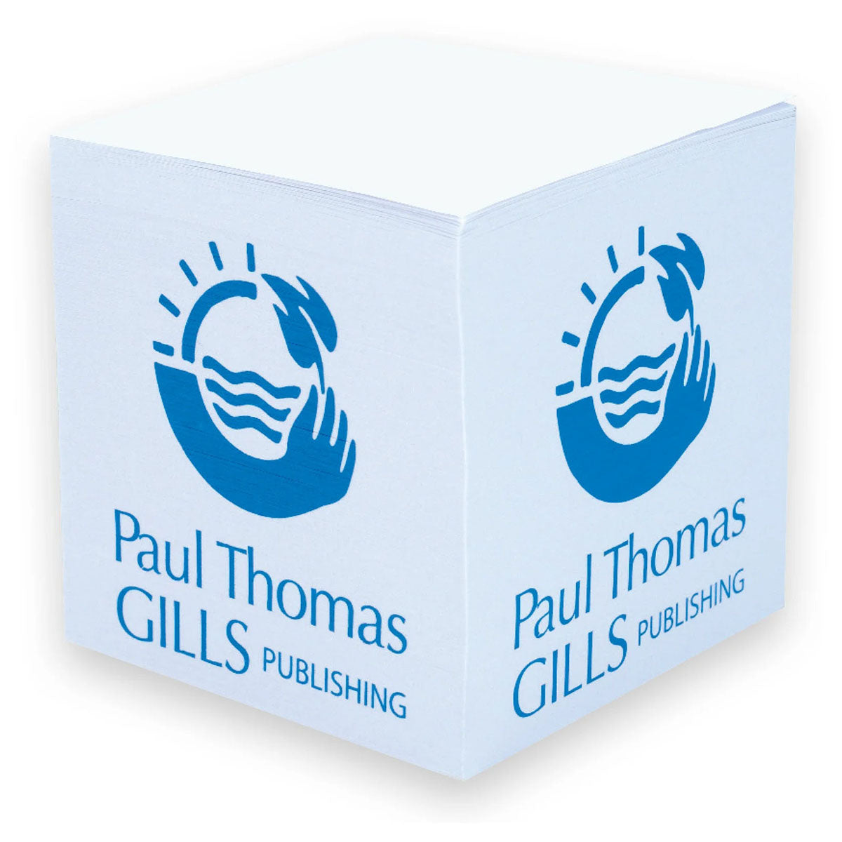 Souvenir White 3" x 3" x 3" Non-Adhesive Value Cube