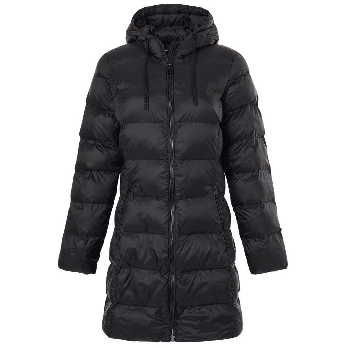 Weatherproof Women's Black Poly-Filled 3/4 Length Coat
