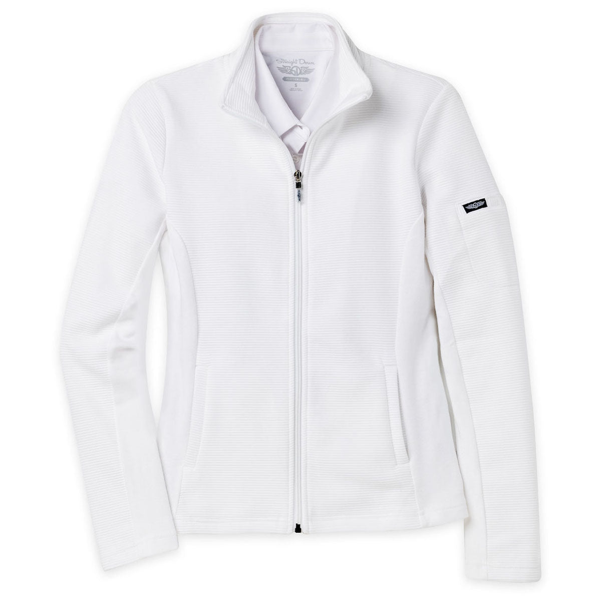 Straight Down Women's White Swing Jacket