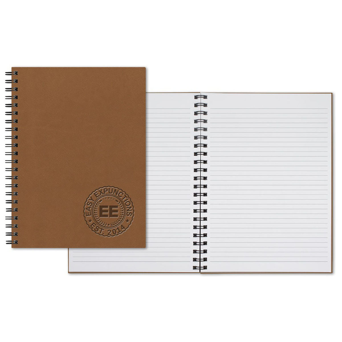 Castelli Beige WireO Tucson Grande XL White Lined Pg Journal