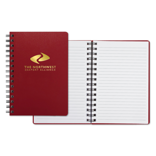 Castelli Red WireO Flex Slimline Medio White Lined Pg Journal