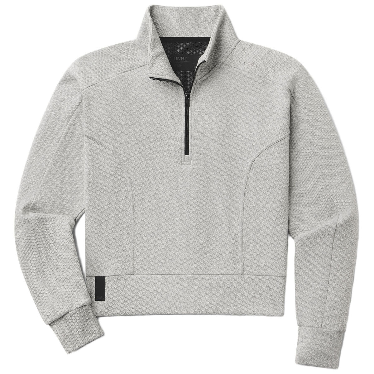 UNRL Women's Heather Grey Elevation Half-Zip Pullover