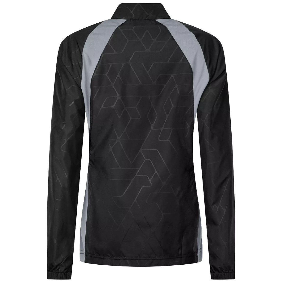 Levelwear Women's Black/Pebble Band Windbreaker