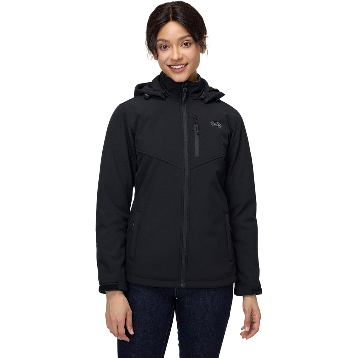 Ororo Women's Black 5-Zone Heated Jacket