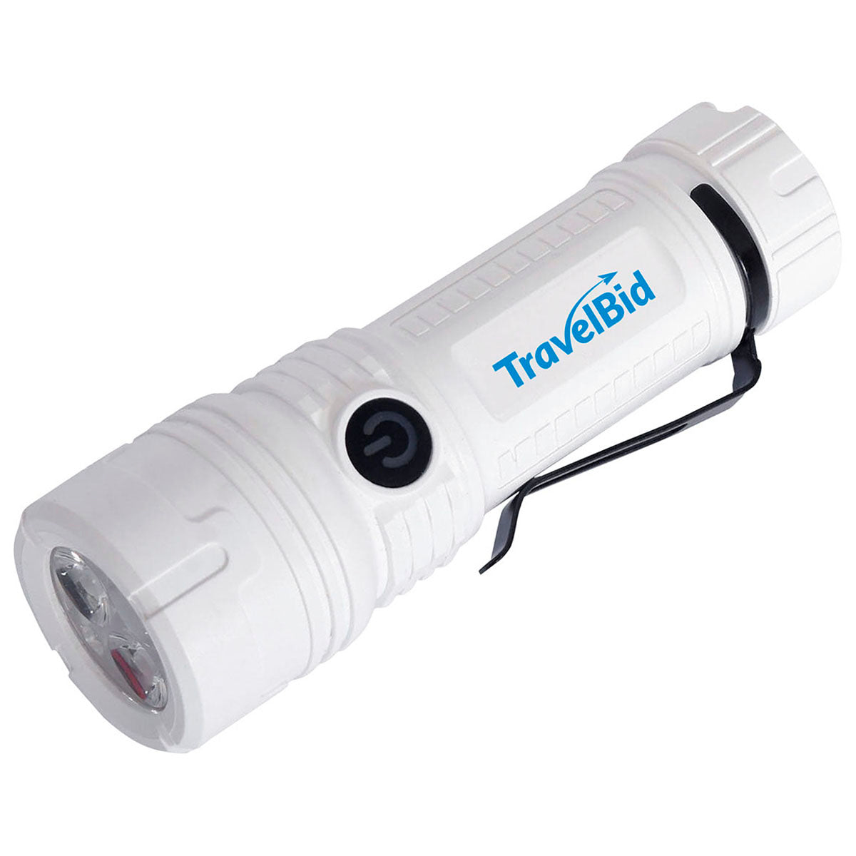 Best Buddy Tools White Rechargeable LED Clip Flashlight