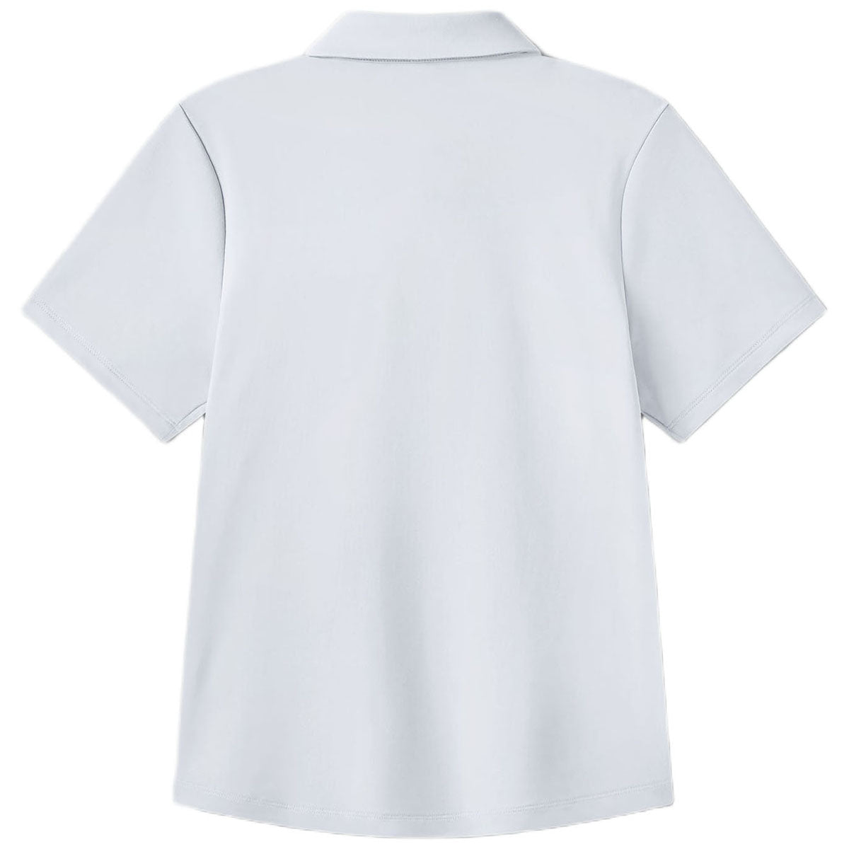 UNRL Women's White Short Sleeve Pique Pro Polo