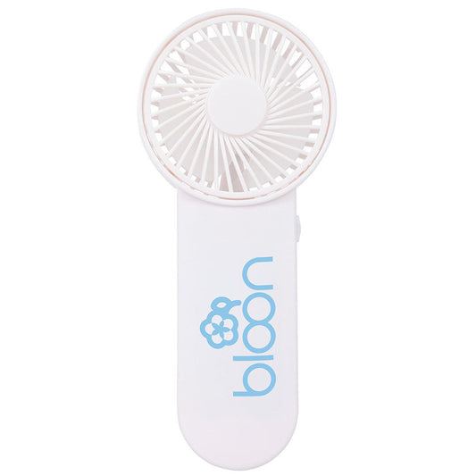 Ariel Premium White Swirl Portable Battery-Operated Fan