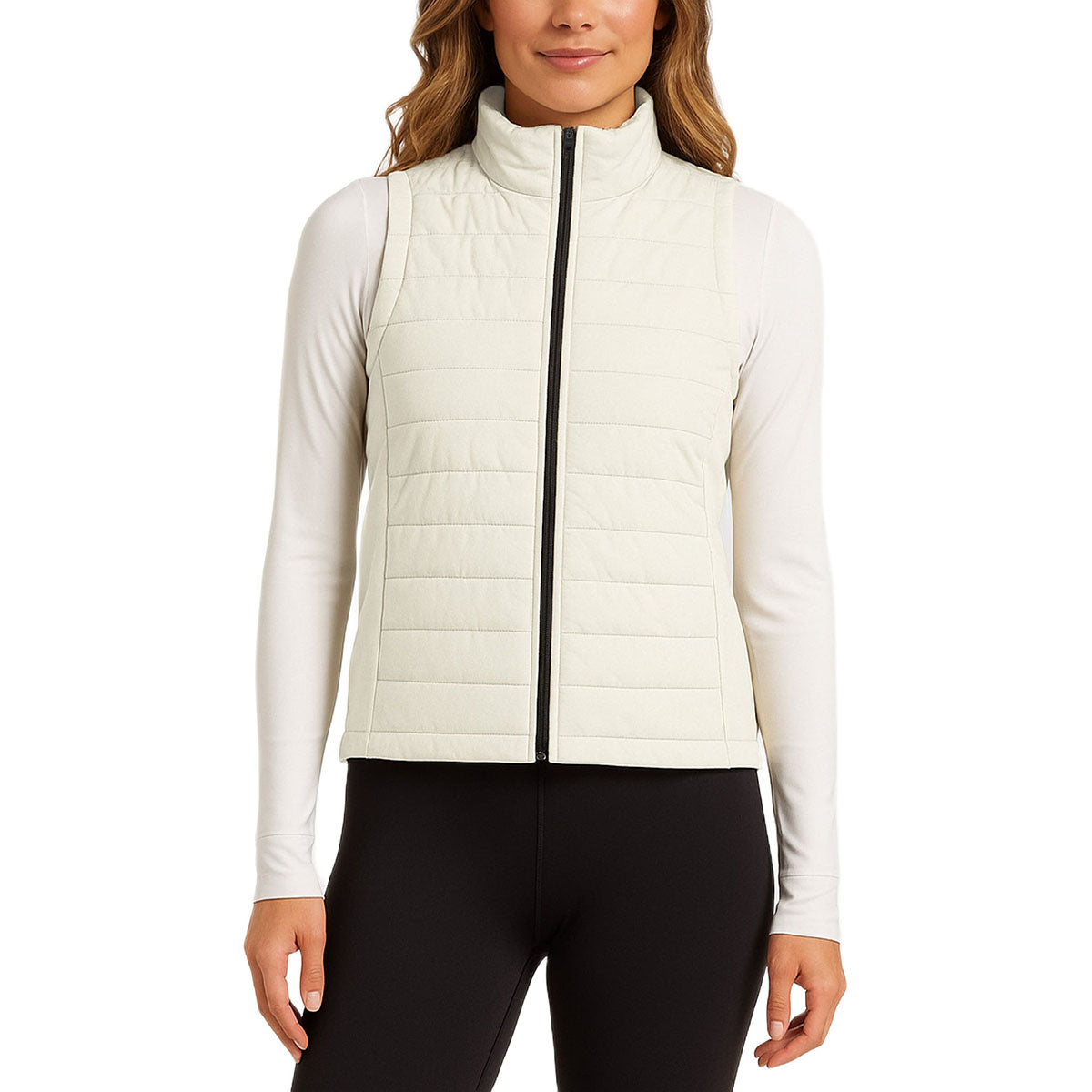 UNRL Women's Coconut Vancouver Quilted Vest