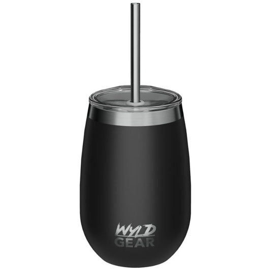 Wyld Gear Black Whiskey & Wine 12oz 2-Lid Cup