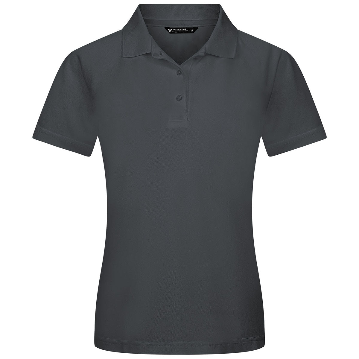 Levelwear Women's Charcoal Balance Polo
