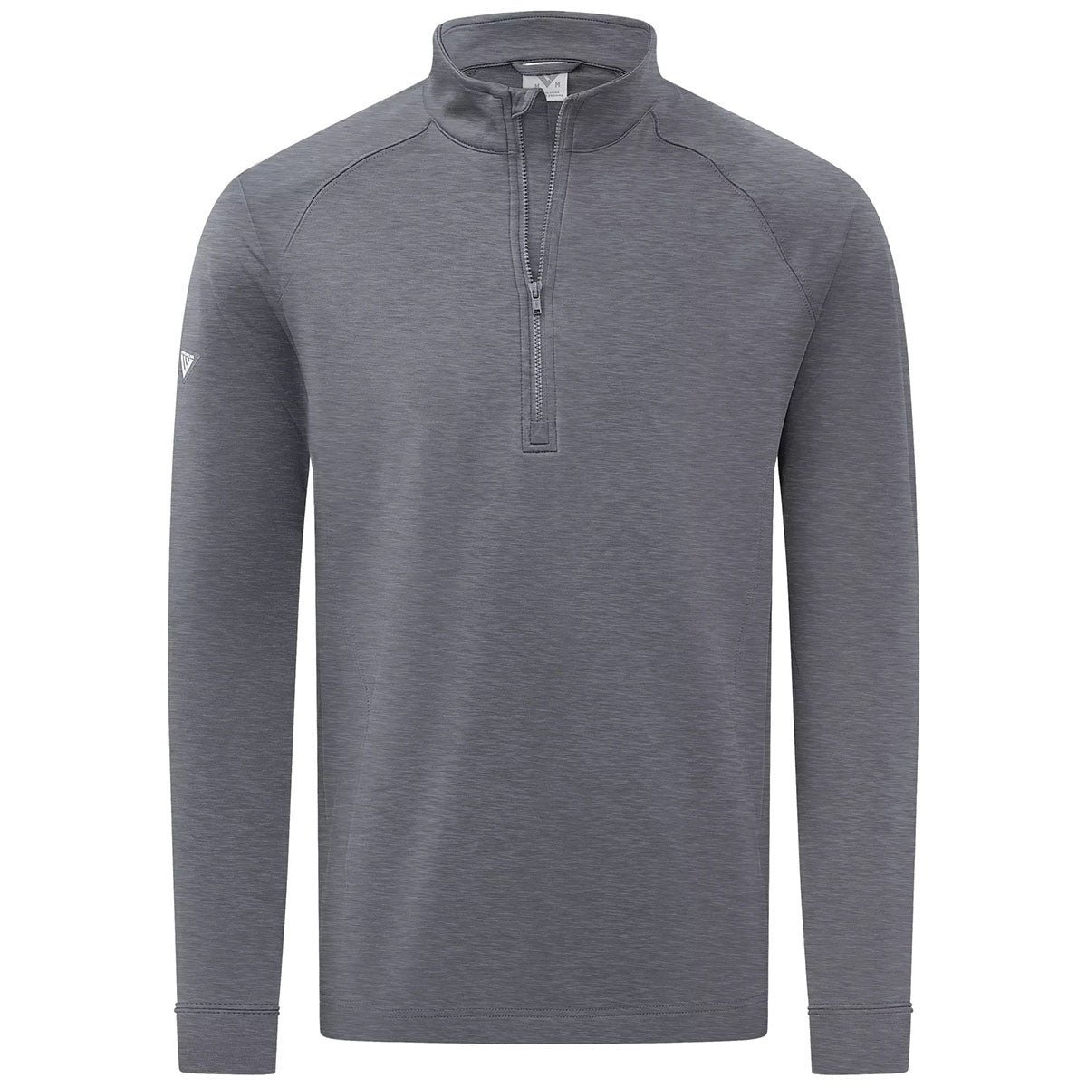 Levelwear Men's Heather Charcoal Calibre Recycled Quarter Zip