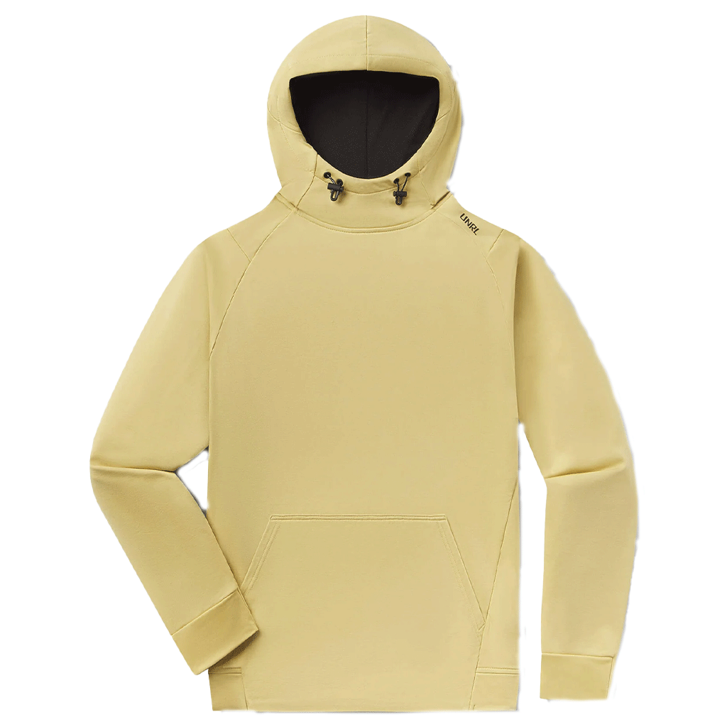 UNRL Unisex Mustard Crossover Hoodie II