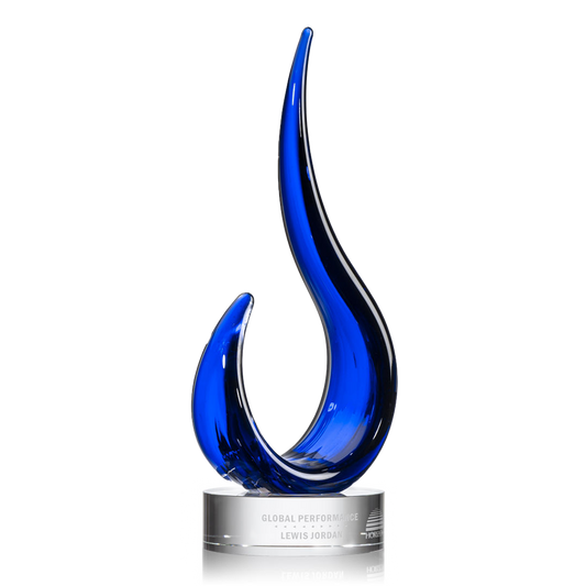 SRG Royal Blue Royal Blaze Award - 6" x 14.5"