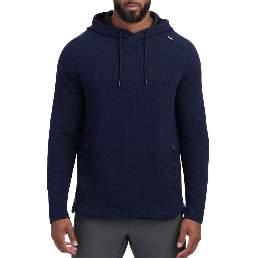 UNRL Men's Midnight Navy Elevation Hoodie