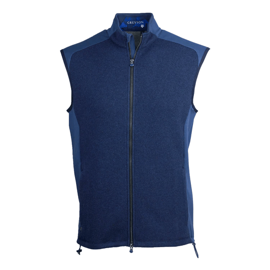 Greyson Men's Navy Heather Sequoia Luxe Vest