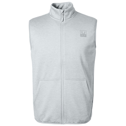 HUK Men's Harbormist Heather Cold Front Vest