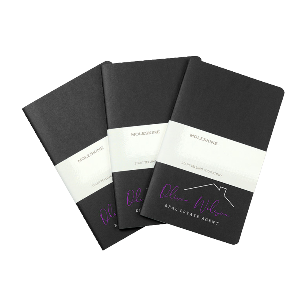 Moleskine Black Large Cahier 3-Pack