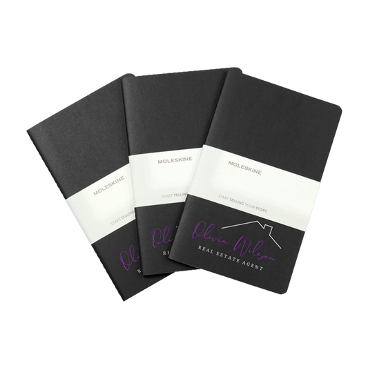 Moleskine Black Pocket Cahier 3-Pack