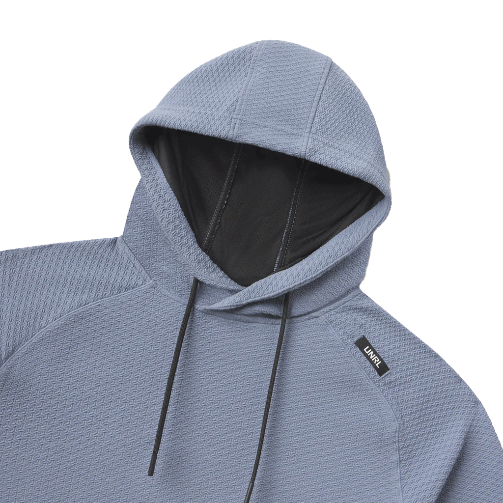 UNRL Men's Storm Blue Elevation Hoodie