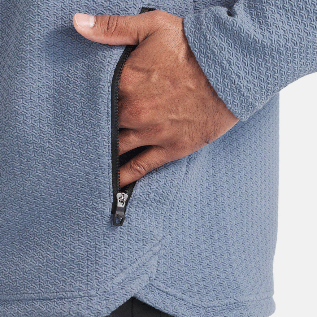UNRL Men's Storm Blue Elevation Hoodie