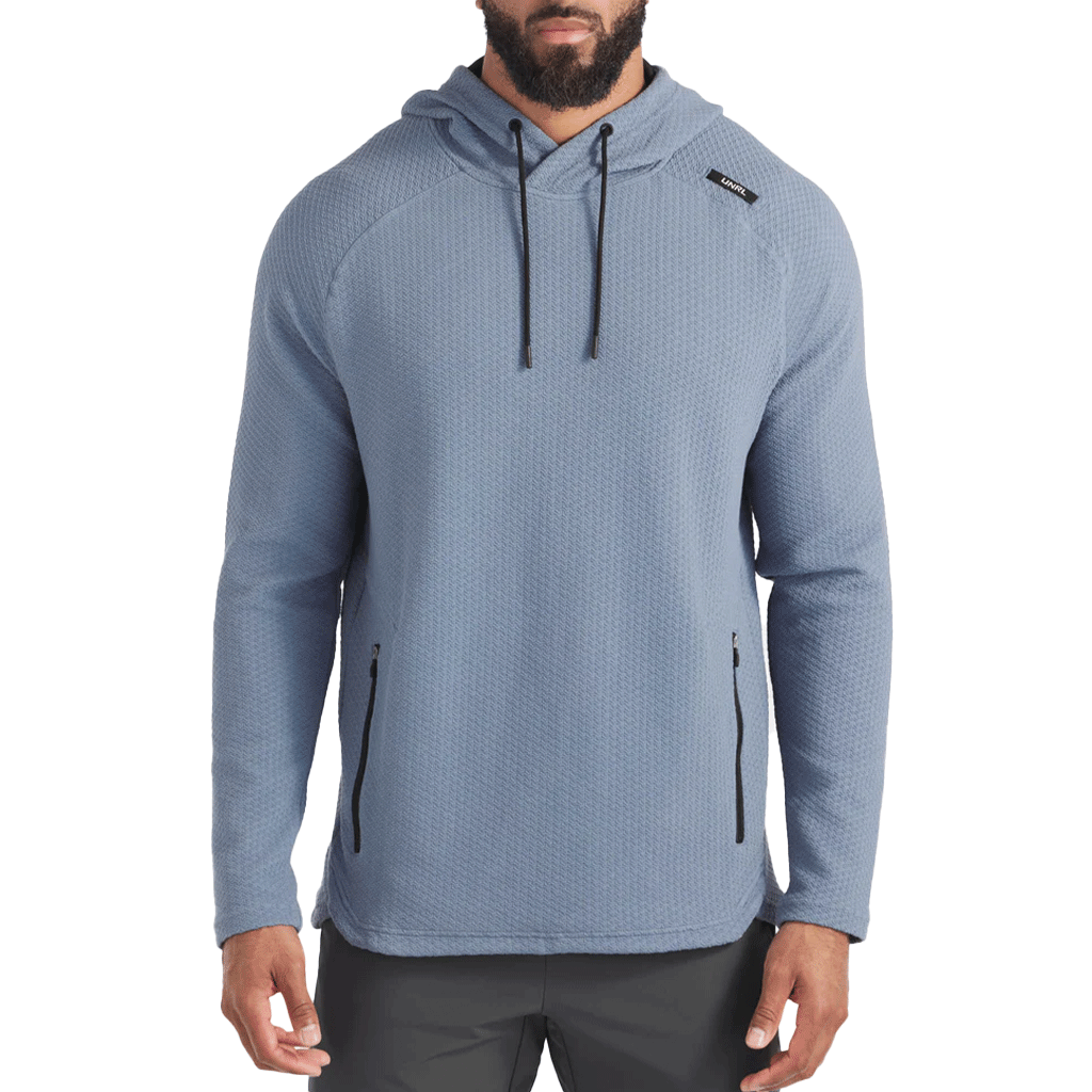 UNRL Men's Storm Blue Elevation Hoodie