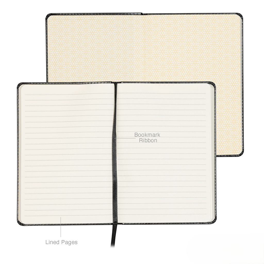Eccolo Black Urban Journal - Medium