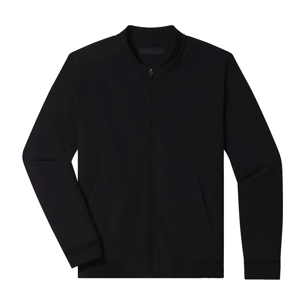 UNRL Men's Black Waypoint Bomber Jacket