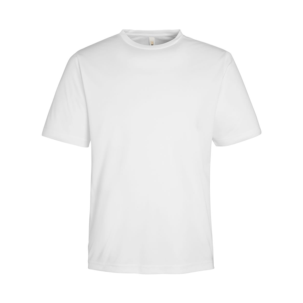 Core 365 Unisex White Capital Performance T-Shirt