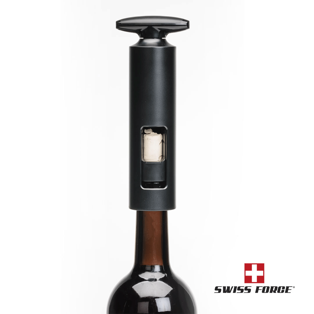 Swiss Force Black Effortless Wine Corkscrew