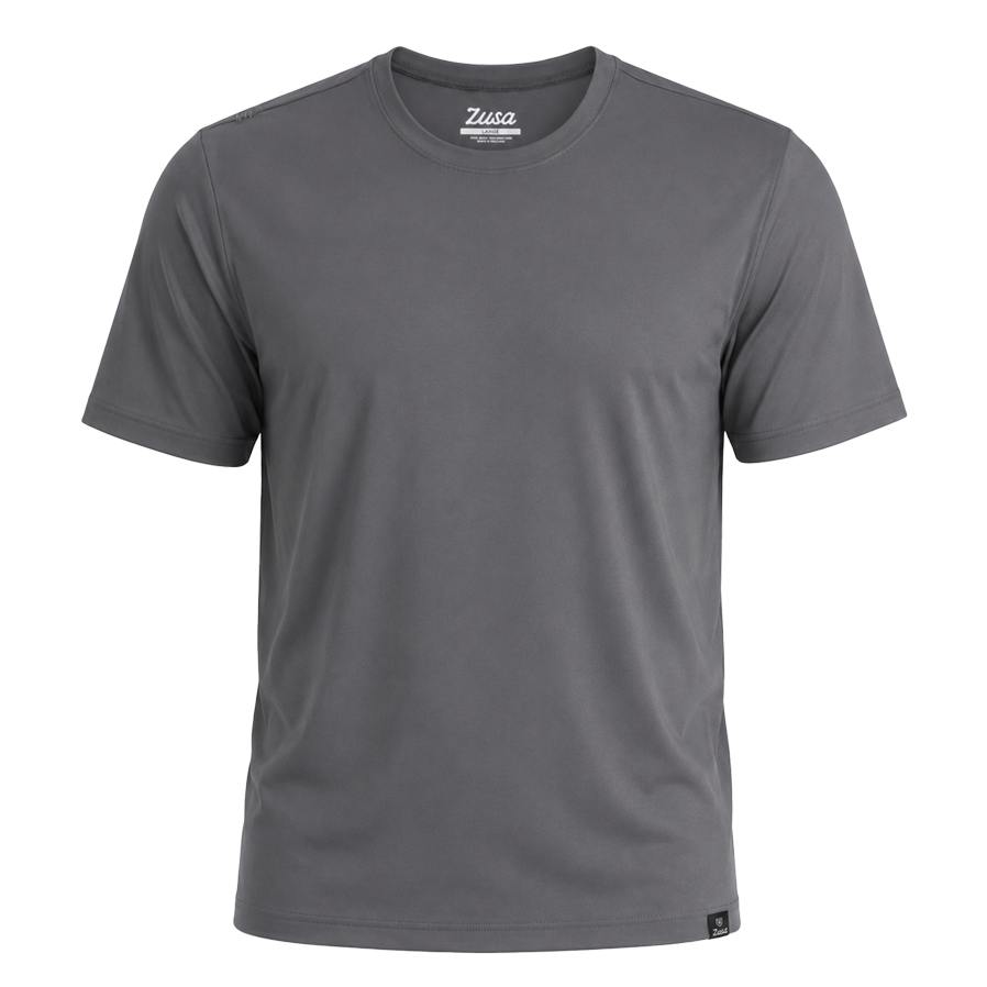 Zusa Men's Charcoal Rally Performance Tee