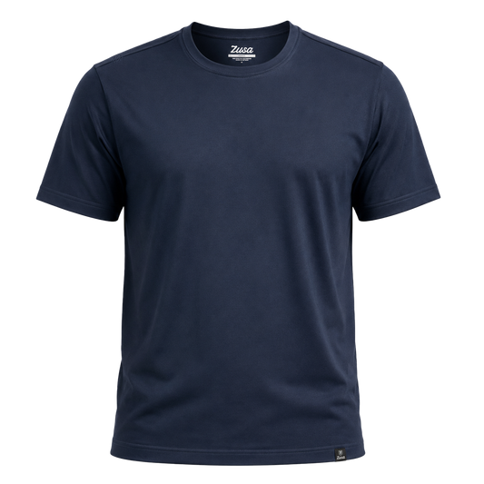 Zusa Men's Navy Rally Performance Tee
