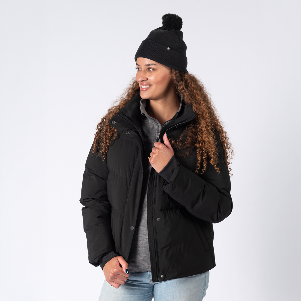 48-Hour Zusa Black Cold Snap Cuffed Beanie